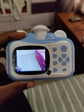 Landzo-cámara giratoria de 1080P HD para niños, dispositivo de impresión instantánea con Wifi, papel fotográfico térmico, de 16GB tarjeta TF, bolígrafos de pintura, cámara de juguete para regalo