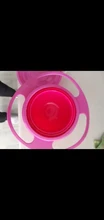 Tazón universal tipo Gyro a prueba de derrames para niños, plato giratorio infantil con diseño, práctico con rotación de 360 grados, platos de alimentación sólidos