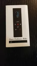 Medidor de distancia láser Digital inteligente, telémetro portátil de carga USB, minimedidor de Medición de distancia portátil, 40M, novedad