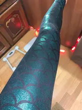 Mallas con estampado Digital para mujer, Leggings con estampado de sirena pez escamas, 3D