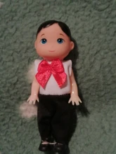 1 pc por 10Cm niño hijo de muñecas para bebé niño hijo muñecas negro o blanco al azar Color Super pequeño Juguetes