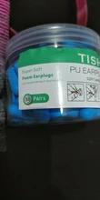 TISHRIC-tapones para los oídos con esponja de PU, protectores para los oídos con reducción de ruido de 35,5 dB, para dormir, 30/60 pares