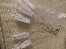 Cepillos de limpieza multifuncional para biberones de bebé, cepillo de limpieza de acero inoxidable, botella de alimentación para beber, 10 unids/lote