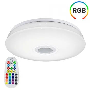Round surface LED plafon 24W 1700lm Ø 30cm RGB White with 10W Bluetooth speaker and control a distance Nine & One
Round surface LED plafon 24W 1700lm Ø 30cm RGB White with 10W Bluetooth speaker and control a distance Nine & One