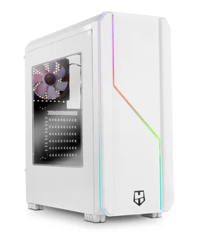 NOX Hummer MC Pro White, semitorre gaming ATX, ARGB, dust filter, speed controllers, front with rubber finish.
NOX Hummer MC Pro White, semitorre gaming ATX, ARGB, dust filter, speed controllers, front with rubber finish.