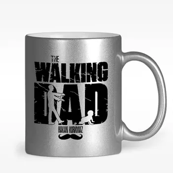 Personalized The Walking Dad Design Silver-Gilt Mug Cup-1
Personalized The Walking Dad Design Silver-Gilt Mug Cup-1