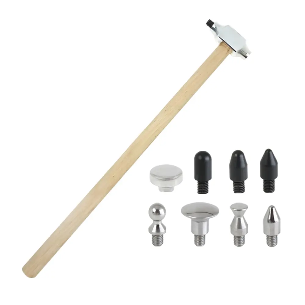 MCPDR, Multihead Aluminum Hammer M8 Screw Tip With 5 Steel 3 Plastic Head Paintless Car Auto Removal Repair Kits Tools Pdr
MCPDR, Multihead Aluminum Hammer M8 Screw Tip With 5 Steel 3 Plastic Head Paintless Car Auto Removal Repair Kits Tools Pdr