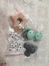 Chupete de forma redonda con cuentas de silicona para bebé, accesorios para la dentición, Clip de chupete, cierres, herramienta de cuentas, 1 ud.