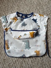 Baberos impermeables para bebés y niños, Bandana sin mangas, Baberos adorables para bebé, de algodón suave babero, ropa de Eva para eructar comidas