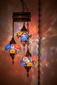3 Big Globes (3 X 7" Globes Swag) Swag PLUG IN Turkish Moroccan Mosaic Ceiling Hanging Chandelier Light Lamp 15ft
3 Big Globes (3 X 7" Globes Swag) Swag PLUG IN Turkish Moroccan Mosaic Ceiling Hanging Chandelier Light Lamp 15ft