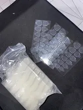 Pegamento adhesivo transparente de doble cara, cinta adhesiva transparente para uñas postizas, herramienta de Arte de uñas, 50/100/200 hojas