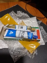 Pegamento de Metal de 65g Kafuter A + B, adhesivo para reparación, superpegamento, radiador automático de acero al hierro, tanque de agua, fugas especiales, pegamento de soldadura