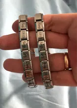 Hapiship-abalorio Original de margaritas, pulsera de 9mm, joyería de acero inoxidable, bricolaje, fabricación DJ207, 12 meses, novedad de 2019