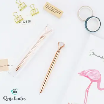 Gifts, metallic pen with diamond with box, perfect for wedding gifts, communion, christening
Gifts, metallic pen with diamond with box, perfect for wedding gifts, communion, christening