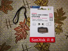 Flash-Drive Extreme Sandisk-Pen Drive128gb SDDDC2 Type-C Dual USB3.1 16GB 256GB Otg Usb