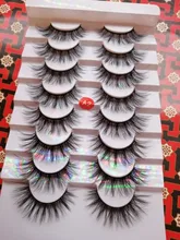 SEXYSHEEP-pestañas postizas 3D de visón, pestañas largas naturales/gruesas, 10-15mm, útiles de extensión de belleza, 5-12 pares