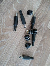 Enchufes macho de plástico de 12V y 3A + enchufe de montaje de Panel hembra, conector de alimentación DC, suministros eléctricos, 10 Uds.