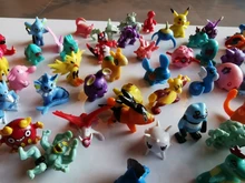 Figuras de acción de Pokémon para cartas, 2,5-3cm, 144 modelos diferentes, 24 unidades/bolsa, coleccionables