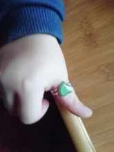 Anillo de estado de ánimo para mujer, cambio de Color, tamaño ajustable, regalos de Navidad y cumpleaños para niña #272058