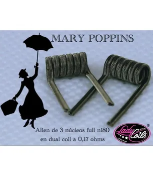 MARY POPPINS V2 - ALIEN 0.16/0.32 - LADY COILS 
MARY POPPINS V2 - ALIEN 0.16/0.32 - LADY COILS