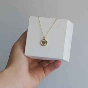 Heart Gold Necklace 05-360-14KLY4313 
Heart Gold Necklace 05-360-14KLY4313