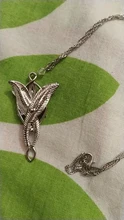 Arwen-anillo de la película clásica, Arwen Evenstar, colgante de película, joyería de cristal, estrella de Crepúsculo, pendiente de Torque, Erkek kolye