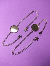 2 piezas 12mm 14mm 16mm 18mm 20mm 316 Acero inoxidable brazalete Base pulsera en blanco resultados bandeja bisel ajuste cabujón camafeo