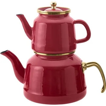 Emsan Troy Enamel Nostalgia Teapot Set | turkish tea | WATER HEATER | teapot | hot tea
Emsan Troy Enamel Nostalgia Teapot Set | turkish tea | WATER HEATER | teapot | hot tea