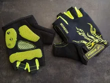 Guantes de ciclismo antideslizantes Unisex, para ciclismo de montaña al aire libre, lavables, medio dedo, guantes deportivos de dedo corto