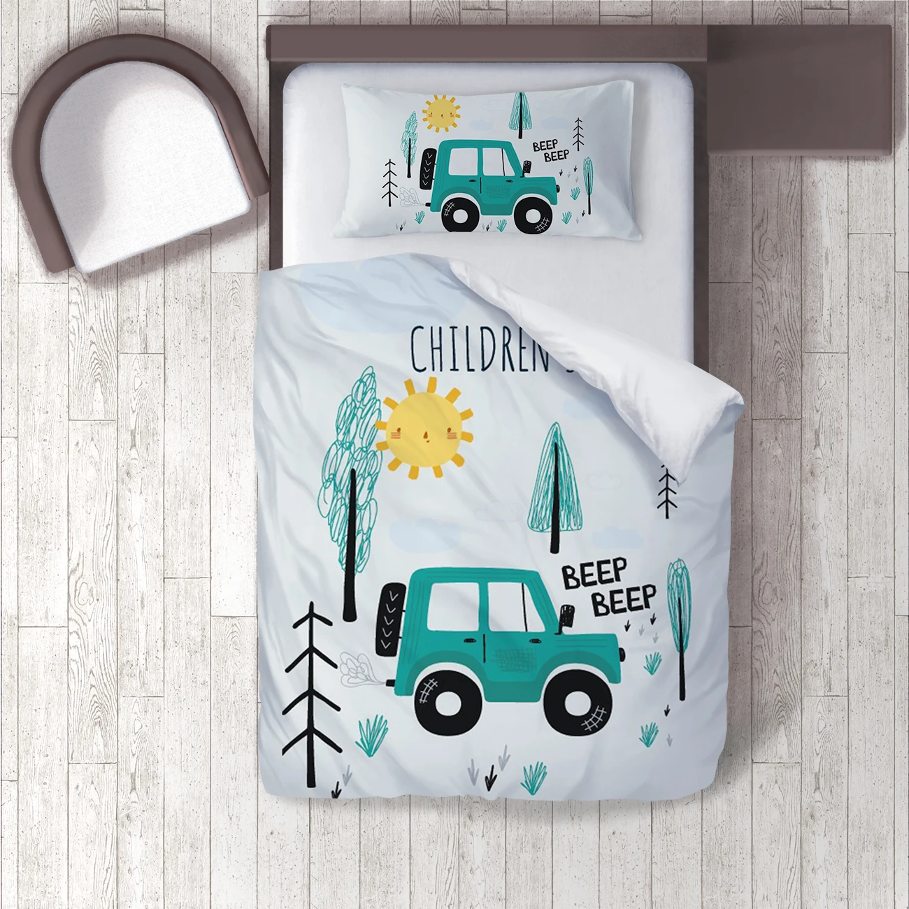 Duvet Cover Set Bedding Set Pillow Case for Baby and Kids Room 3D Printed Blue Beep Car Tree Model 1356
Duvet Cover Set Bedding Set Pillow Case for Baby and Kids Room 3D Printed Blue Beep Car Tree Model 1356