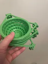 Parrot Nest Hatching-Accessories Decoration Bird-Cage Mesh Plastic Pan 1pc Box