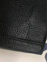 Tarjetero de cuero para hombre y mujer, billetera plegable para tarjetas de identificación y de crédito, cubierta de viaje para pasaporte de negocios Vintage