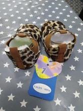 Zapatillas de cuna para bebé recién nacido, suela suave de cuero, leopardo, sólido, cálido, primeros pasos, 2018