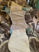 Diapers-Size PORORO Bossters Bamboo Minky-Printed Size-Cloth Adjustable Baby Winter