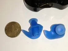 Tapones de silicona para los oídos, accesorios para buceo, deportes acuáticos, natación, suaves, con caja de colección lujosa, 1 par