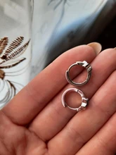 Pendientes de aro con forma de estrella para niña y mujer, aretes de aro con cristales azules y plateados para niña y mujer, joyería coreana, 925