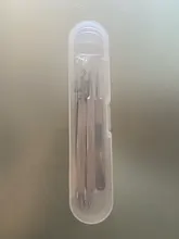 1 Set acné Pin Extractor para espinillas libre de riesgo aguja para espinillas acero inoxidable, espinillas removedor Extractor para espinillas cuidado Facial herramientas