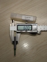 LAVIE-broca recta de carburo de tungsteno, broca de enrutador de doble flauta individual, vástago de 6mm, Fresa de madera para herramienta de carpintería, MC06020, 1 unidad