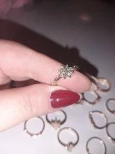 Tocona, 17 unids/set de lujo de cristal claro piedra conjuntos de anillos de boda para hombres y mujeres de la gota de agua flores el sol Geoemtric de joyería 8920