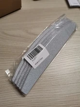 Lima de uñas profesional, lija de media luna, pulido de uñas, herramientas de cuidado de manicura, 100/180