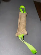 Correa para morder duradera para adiestramiento de perros, funda de almohada con 2 asas de cuerda para entrenamiento, malois, Pastor Alemán, Rottweiler, juguete para masticar mascotas