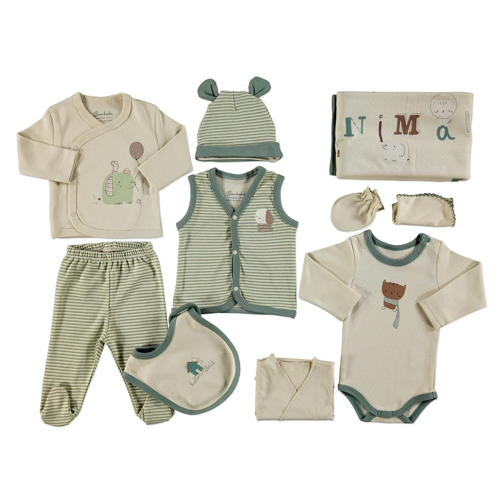 ebebek Bambaki Cold Days Baby Boy Newborn Hospital Pack 10 pcs 
ebebek Bambaki Cold Days Baby Boy Newborn Hospital Pack 10 pcs