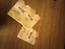 Funda de aluminio con bloqueo NFC para tarjetas de Anti RFID, funda con tarjetero, protección antirrobo para billetera plateada