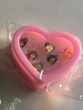 Disney Frozen Anna Elsa Sophia princesa maquillaje de juguete Sofia Belle Blancanieves niñas juguetes para juego de imitación niños anillo conjunto de joyería de Disney