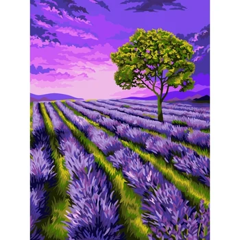 Drawing by numbers on canvas "lavender Dawn" (size 40x50 cm) factory creativity S002
Drawing by numbers on canvas "lavender Dawn" (size 40x50 cm) factory creativity S002