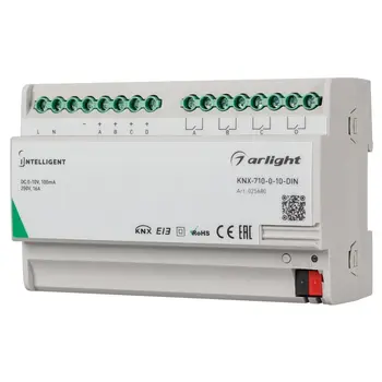 025680 intelligent Arlight converter knx-710-0-10-din (230V, 4x0/1-10, 4x16a) 1 PCs
025680 intelligent Arlight converter knx-710-0-10-din (230V, 4x0/1-10, 4x16a) 1 PCs