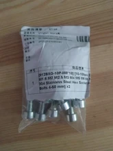 10-100 Uds DIN912 M1.4 M1.6 M2 M2.5 M3 M4 M5 M6 M8 rosca métrica 304 de acero inoxidable de cabeza hexagonal Tornillos 4-50mm