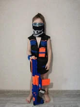 Kit de chaleco táctico para niños, juego al aire libre, soporte para chaleco, serie Nerf n-strike Elite, accesorios