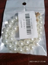 Collar de perlas Vintage para mujer, cadena elegante, accesorios Retro, combina con todo, de estilo urbano