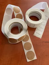 500 uds/rollo de croma etiquetas adhesivas de código de Color Dot etiquetas adhesivas 1 pulgada ronda rojo amarillo azul Rosa negro papelería pegatinas